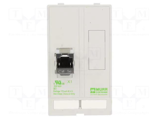 Panel interface; 48VAC; 48VDC; 1A; IP20; on panel; Input: RJ45; 32mm MURRELEKTRONIK 4000-68000-1210000