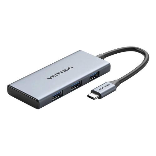 USB-C to HDMI, 3x USB 3.0, SD, TF Hub Vention TOOHB 0.15m Gray, Vention TOOHB