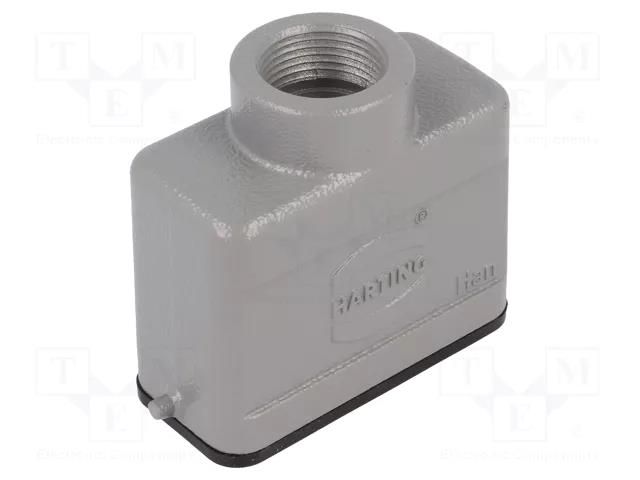 Enclosure for connectors: HDC; size 10A; for cable; Han® A; IP65 HARTING 09200101440