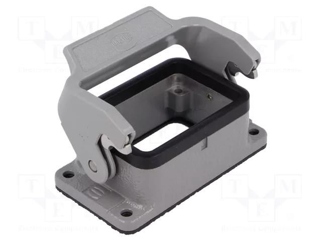 Enclosure for connectors: HDC; size 6B; Han® B; IP65; with latch HARTING 09300060301