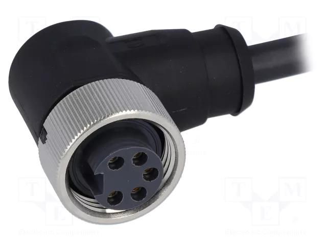 Connector: 7/8"; plug; 1.5m; female; PIN: 5; angled 90°; with lead HARTING 21349900598015