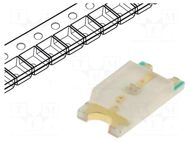 LED; blue; SMD; 1206; 160÷220mcd; 3.2x1.6x0.68mm; 120°; 20mA OPTOFLASH OF-SMD3216B