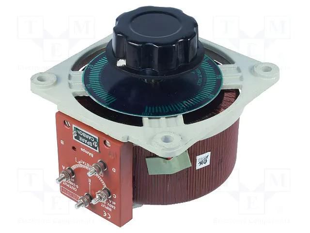 Variable autotransformer; 230VAC; Uout: 0÷260V; 6.5A; on panel BREVE TUFVASSONS OIEA8