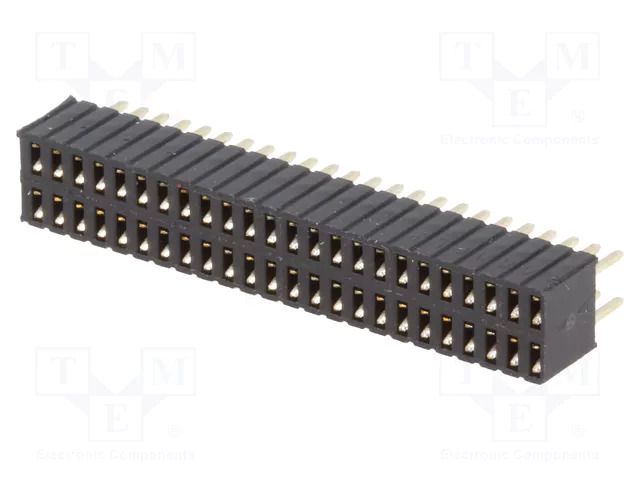 Connector: pin strips; socket; female; PIN: 48; THT; straight; 2x24 CONNFLY DS1065-08-2X24S8BV