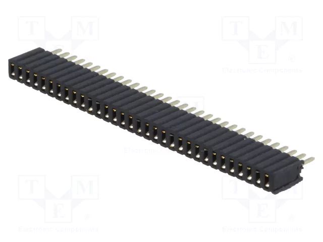 Connector: pin strips; socket; female; PIN: 32; THT; straight; 1x32 CONNFLY DS1065-07-1X32S8BV