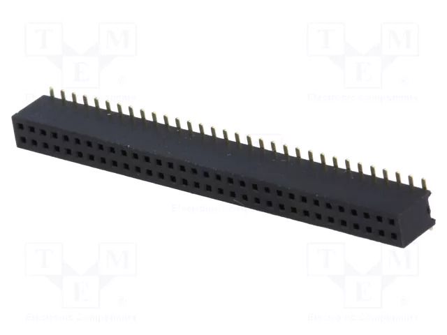 Connector: pin strips; socket; female; PIN: 64; SMT; straight; 1A CONNFLY DS1065-05-2X32S8BS