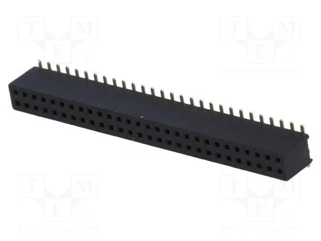 Connector: pin strips; socket; female; PIN: 56; straight; 1A; SMT CONNFLY DS1065-05-2X28S8BS