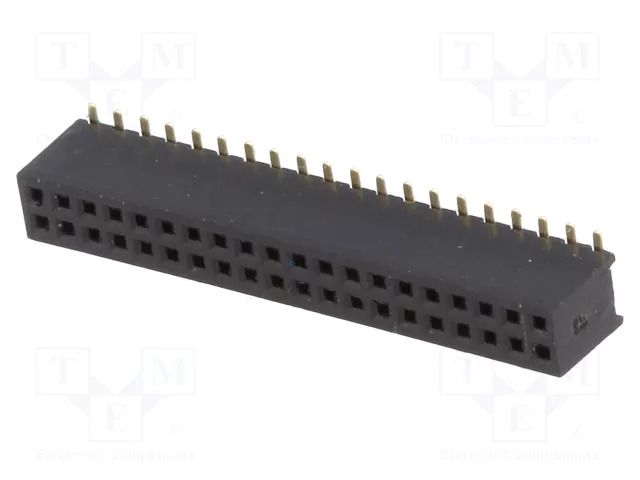 Connector: pin strips; socket; female; PIN: 40; SMT; straight; 1A CONNFLY DS1065-05-2X20S8BS