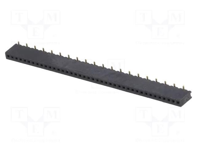 Connector: pin strips; socket; female; PIN: 40; straight; 1A; SMT CONNFLY DS1065-02-1X40S8BS