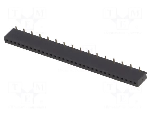 Connector: pin strips; socket; female; PIN: 32; straight; 1A; SMT CONNFLY DS1065-02-1X32S8BS