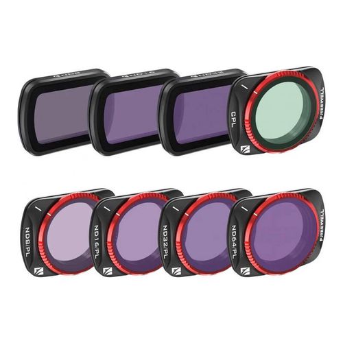 Set of 8 filters Freewell DJI Osmo Pocket 3, Freewell FW-OP3-ALD