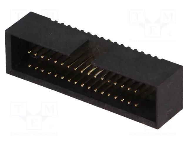 Connector: IDC; socket; male; PIN: 34; straight; THT; gold flash CONNFLY DS1031-16-34V8B