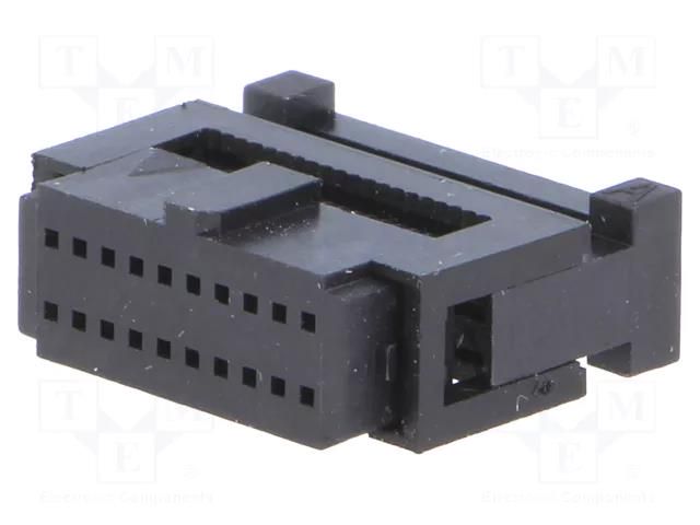 Connector: IDC; plug; female; PIN: 20; IDC; for ribbon cable; 2x10 CONNFLY DS1016-01-20A8B