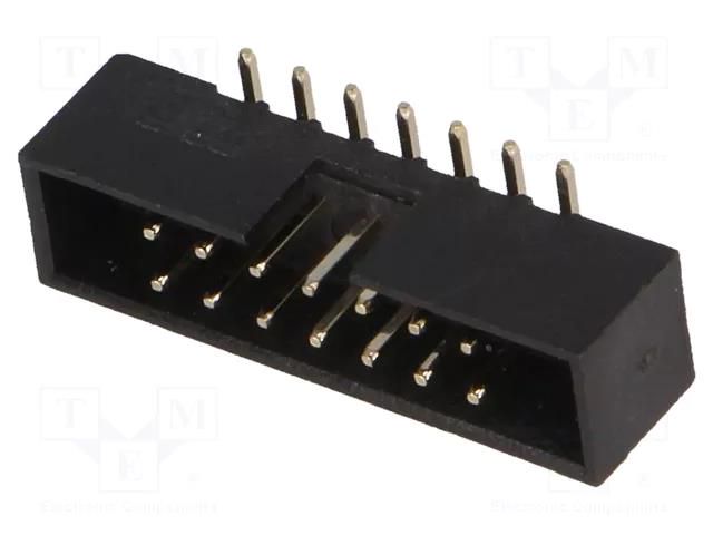 Connector: IDC; socket; male; PIN: 14; vertical; SMT; gold flash; 2mm CONNFLY DS1014-14MF1B