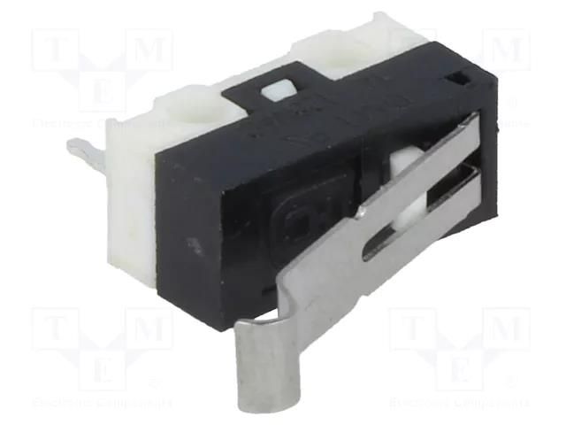 Microswitch SNAP ACTION; 1A/125VAC; SPDT; Rcont max: 50mΩ; Pos: 2 CANAL ELECTRONIC DM102P303