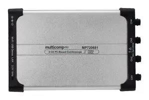 PC OSCILLOSCOPE, 4CH, 100MHZ, 1GSPS MP720681 EU-UK