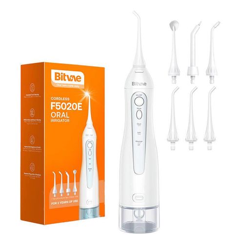 Water flosser with nozzles set Bitvae BV 5020E White, Bitvae BV 5020E White