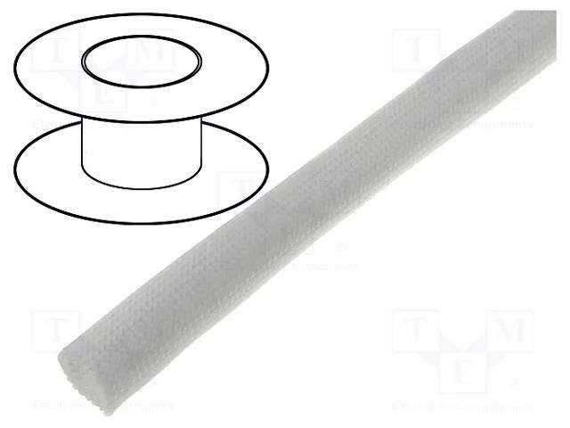 Insulating tube; fiberglass; -40÷180°C; Øint: 12mm; 4.3kV/mm; reel ZDIII OSKS-12.0