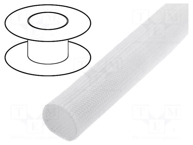 Insulating tube; fiberglass; -40÷180°C; Øint: 14mm; 4.3kV/mm; reel ZDIII OSKS-14