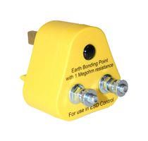 ESD EARTH BONDING PLUG, 2 X M5 POST, EU MP005906