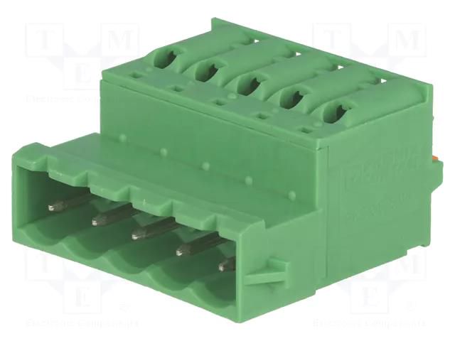 Connector: pluggable terminal block; plug; male; 12A; 250V; tinned PHOENIX CONTACT FKIC2.5/5-5.08
