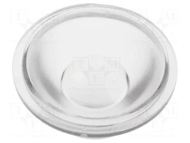 LED lens; round; colourless; 45° OPTOSUPPLY OSOLRA2045M