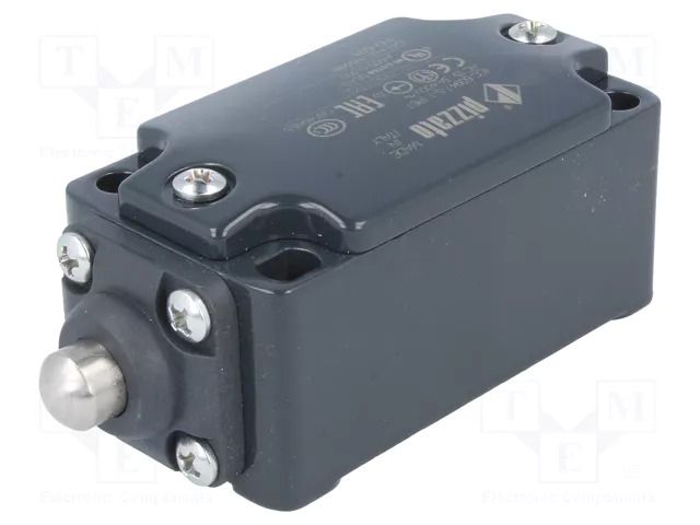 Limit switch; pin plunger Ø10mm; NO + NC; 10A; max.500VAC; PG13,5 PIZZATO ELETTRICA FD501