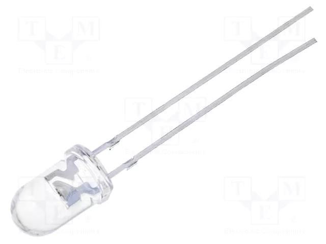 LED; 5mm; green; 7000÷10000mcd; 30°; Front: convex; 2.8÷4VDC OPTOSUPPLY OSPG5131A-RS