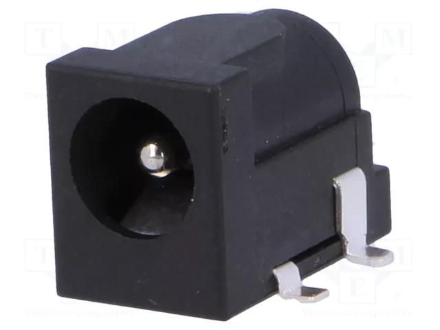 Connector: DC supply; socket; male; 2A; horizontal; SMT; bulk; 5.5mm CLIFF FC68148S