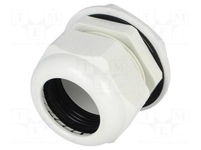 Cable gland; PG42; IP68; polyamide; grey; UL94V-2; 25.4mm KSS WIRING EG-42GY1