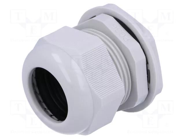 Cable gland; PG36; IP68; polyamide; grey; UL94V-2; 24.4mm KSS WIRING EG-36GY1