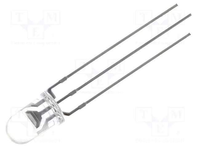 LED; red/green; 5mm; 500÷1120mcd; 30°; Front: convex; 1.8÷2.5VDC OPTOSUPPLY OSRG5131A