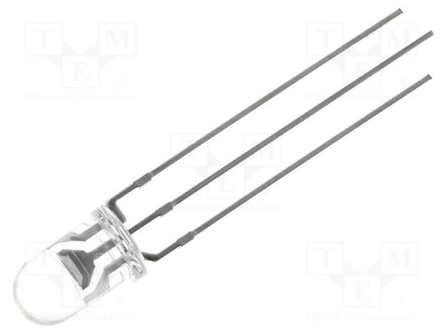 LED; red/green; 5mm; 500÷1120mcd; 30°; Front: convex; 1.8÷2.5VDC OPTOSUPPLY OSRG5131A