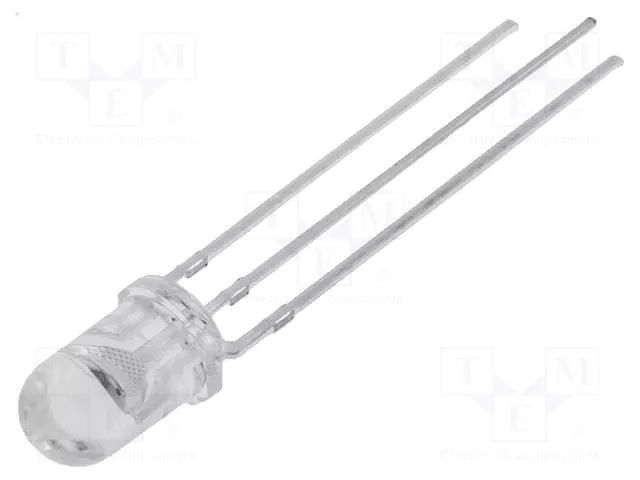 LED; red/yellow-green; 5mm; 330÷750mcd; 30°; Front: convex; round OPTOSUPPLY OSRG5131A-C