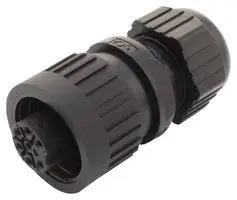 CIR CONNECTOR, RECEPTACLE, 6POS, CABLE CA6LD
