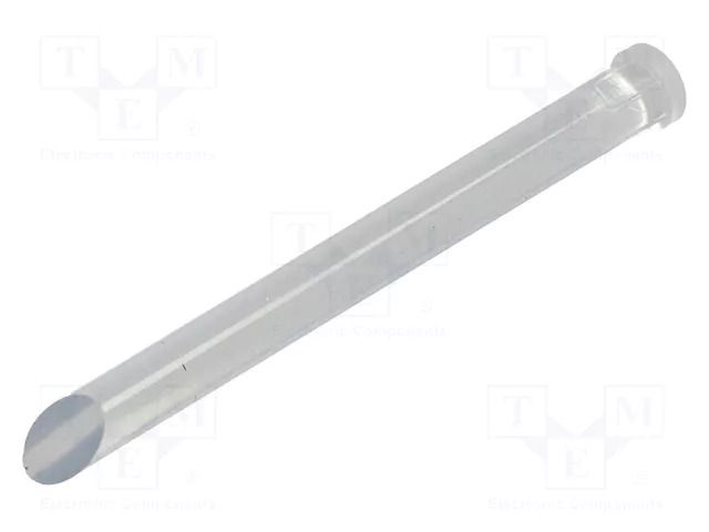 Fiber for LED; Ø5mm; L: 6.6mm; round; Front: flat; straight MENTOR MR-1293.8000