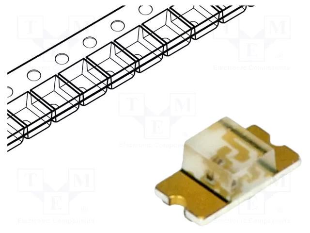LED; green; SMD; 1206; 18÷35mcd; 2÷2.4VDC; 3.2x1.6x1.1mm; 130°; 20mA LITEON LTST-C230KGKT