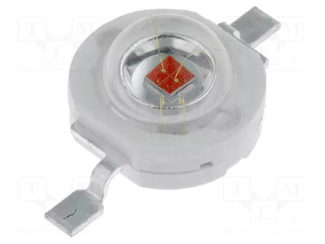 Power LED; yellow; EMITER; 140°; 700mA; 590nm; 80lm; 3W; 2.5÷3.5VDC OPTOSUPPLY OSY5XME3E1E