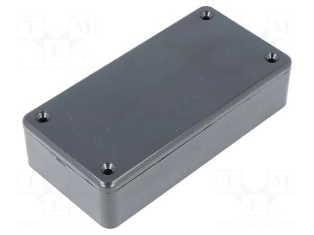 Enclosure: multipurpose; X: 50mm; Y: 100mm; Z: 25mm; 1591S; ABS; black HAMMOND HM-1591ASBK