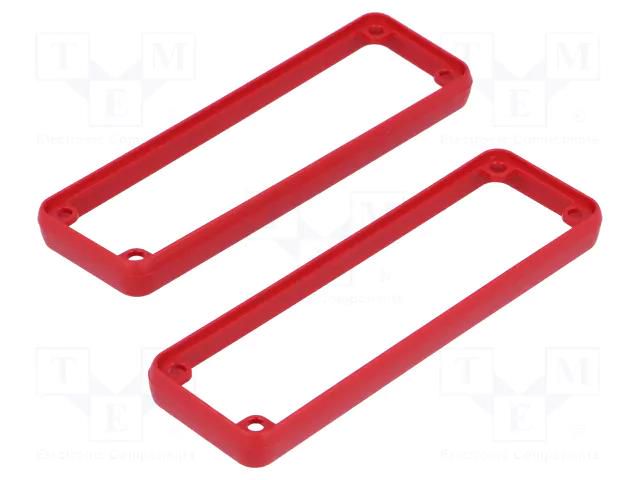 Frame for enclosure; ABS; 1455; Colour: red HAMMOND HM-1455LBRED
