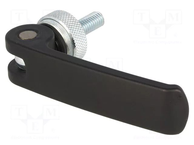 Lever; clamping; Thread len: 20mm; Lever length: 63mm; Body: black ELESA+GANTER GN927-63-M6-20-A