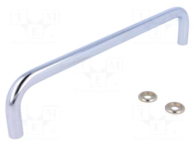 Holder; chromium plated steel; chromium plated; H: 43mm; GN 425 ELESA+GANTER GN425-10-200-CR