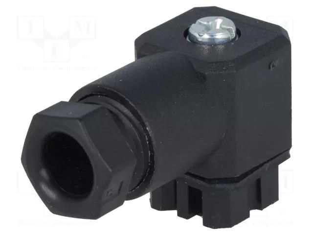 Connector: rectangular; G; plug; female; PIN: 4; tinned; IP65; 250V HIRSCHMANN G30W3F-SW