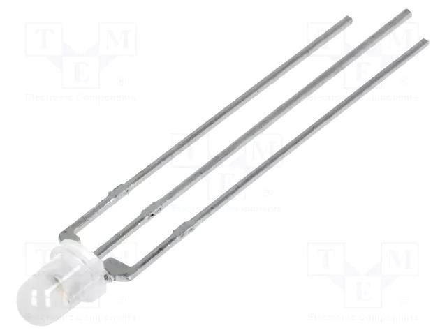 LED; red/green; 3mm; 60°; Front: convex; 1.5÷2.4/2.6÷3.6VDC LUCKYLIGHT LL-309SGM2E-2S-2C