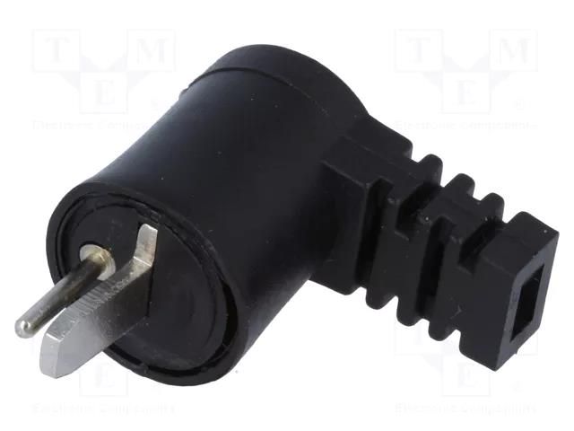 Connector: loudspeaker; plug; male; plastic; screw terminal Goobay LC-106