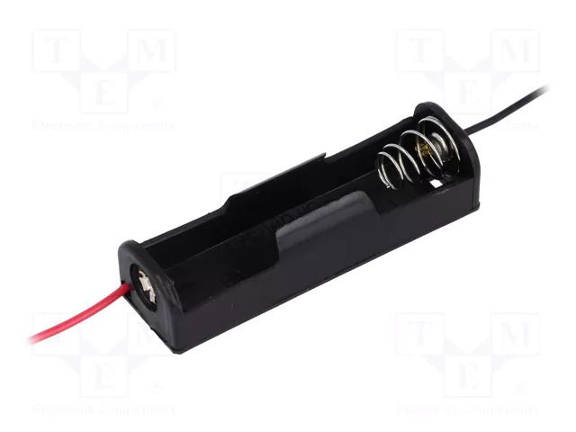 Holder; AA,R6; Batt.no: 1; on panel; cables; 150mm KEYSTONE KEYS2461