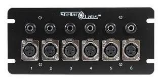 FLOOR/WALL PANEL, 12 PORT, XLR-1/4" JACK 555-27535.