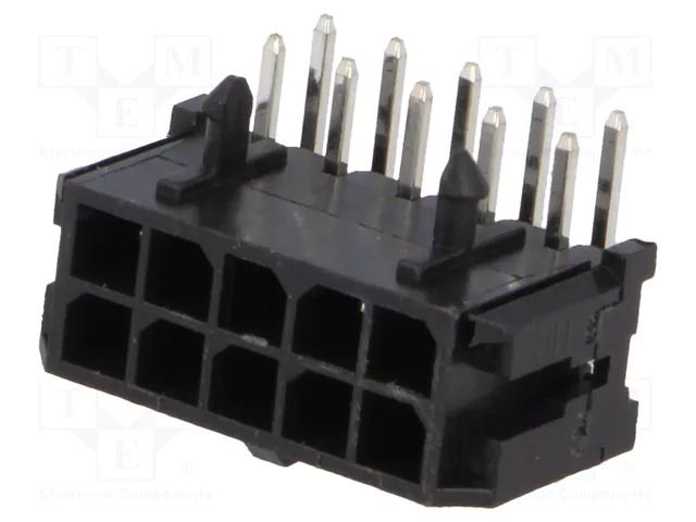 Connector: wire-board; socket; male; PIN: 10; angled 90°; THT; 3mm NINIGI MFGK-10