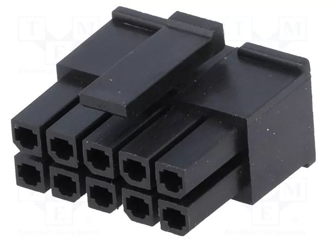 Connector: wire-board; plug; female; PIN: 10; for cable; 3mm; 2x5; 5A NINIGI MFW-10