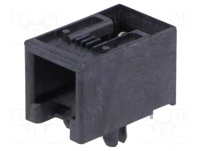 Connector: RJ9; socket; PIN: 4; Cat: 3; low profile; Layout: 4p4c; THT MOLEX MX-95501-2441